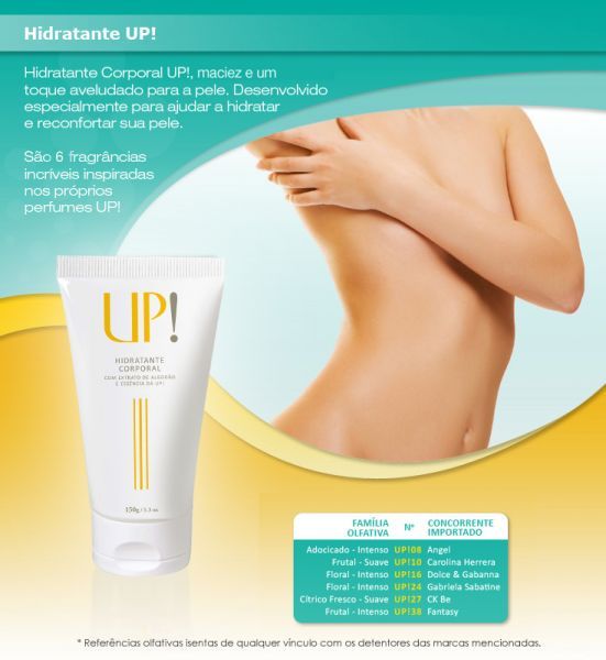 CREME HIDRATANTE UP!